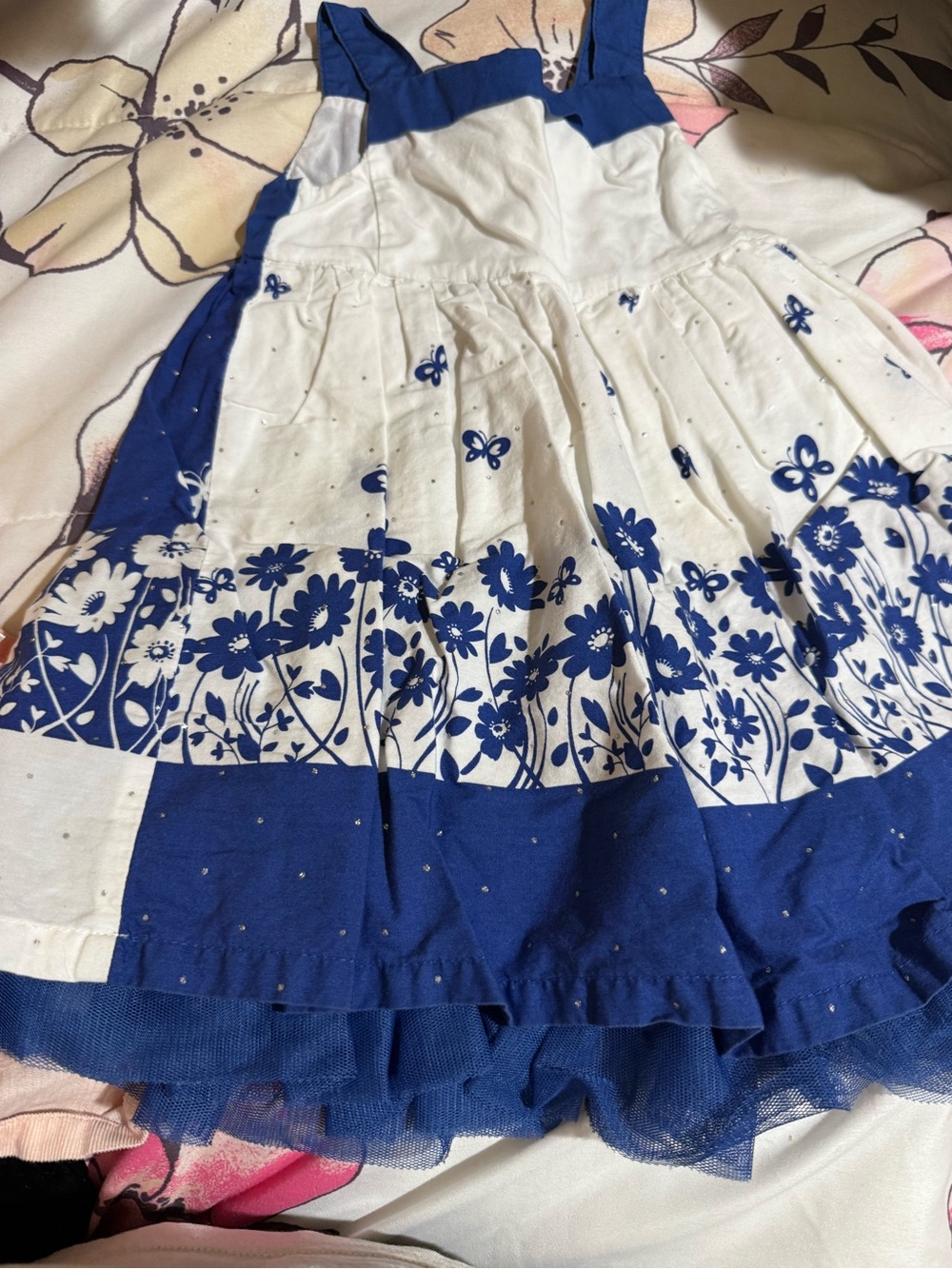 Carter's Gold Shimmery Ruffle Dress - Picture 13 of 16